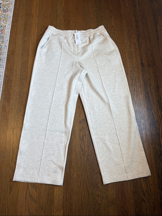 SPANX Pants - NWT spanx AirEssentials Brushed Straight Leg Pant - Heather Cream size 1x